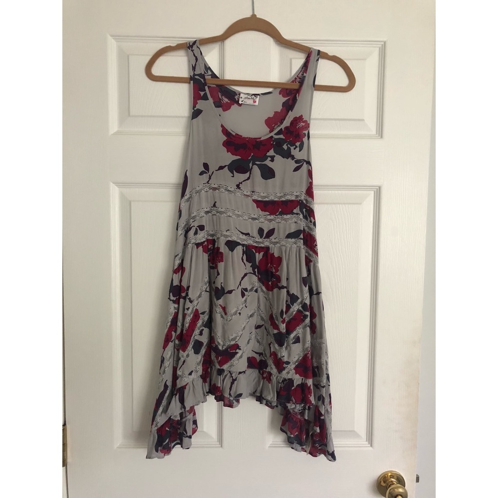 Free People Floral slip dress